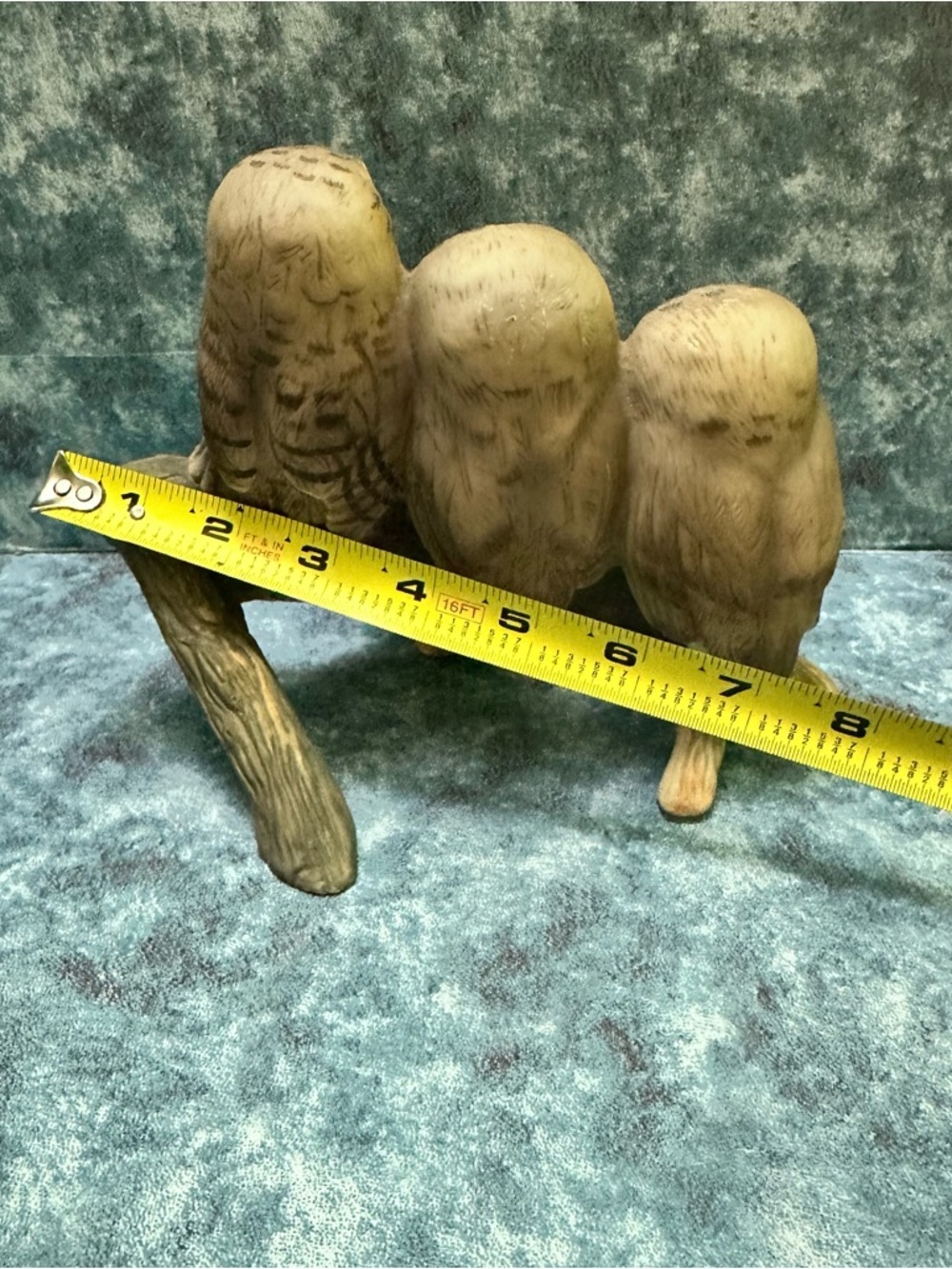 Enesco Hand-Painted Cream Owl Sculpture Set - - Picture 8 of 10